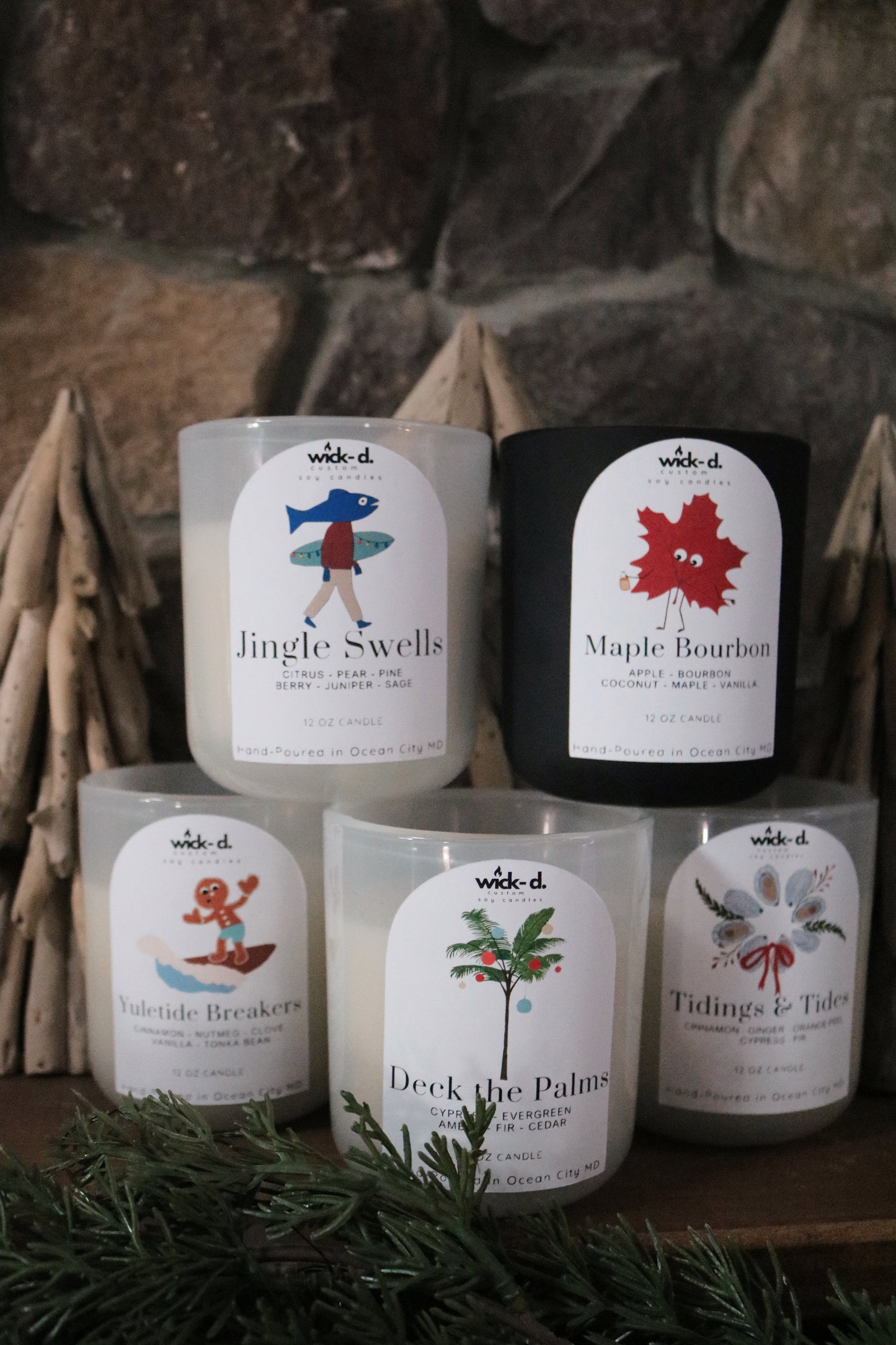 Maple Bourbon 12 oz Candle