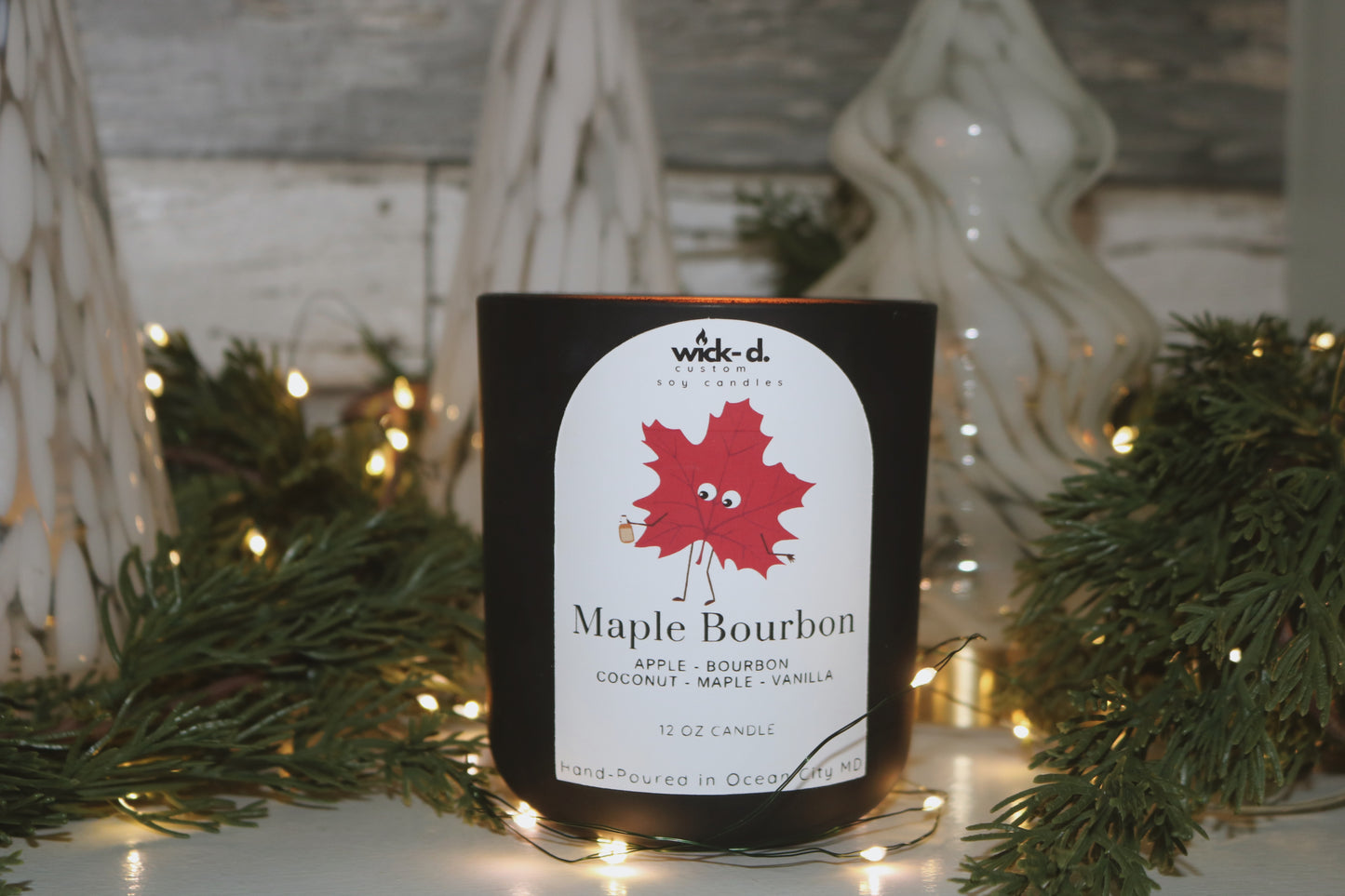 Maple Bourbon 12 oz Candle