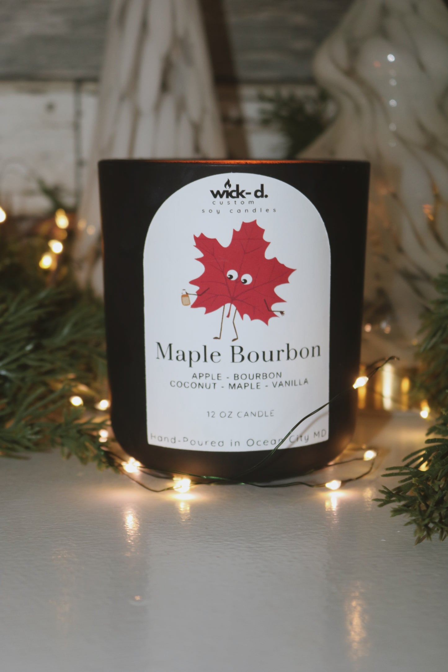 Maple Bourbon 12 oz Candle