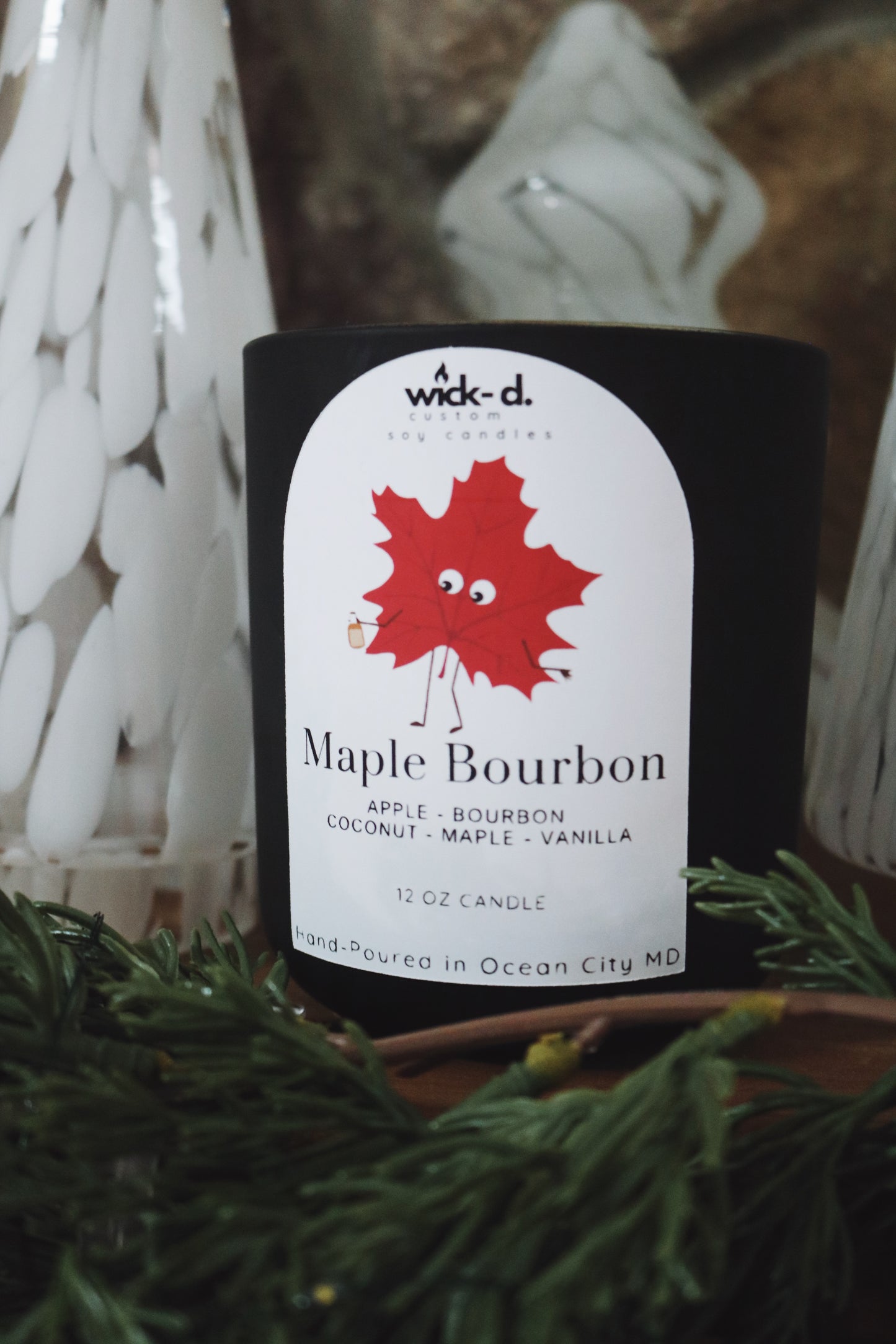 Maple Bourbon 12 oz Candle